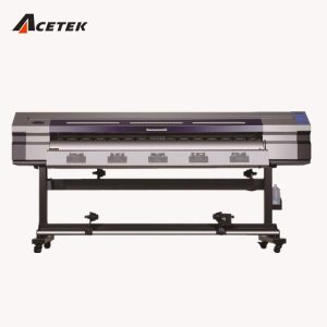 เครื่องพิมพ์อิงค์เจ็ท Eco ตัวทำละลายความเร็วสูง Aceteck 1.8m