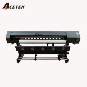 เครื่องพิมพ์อีโค่แบนเนอร์แบบยืดหยุ่น Acetek TC-1600 พร้อมหัวพิมพ์ epson dx5/xp600